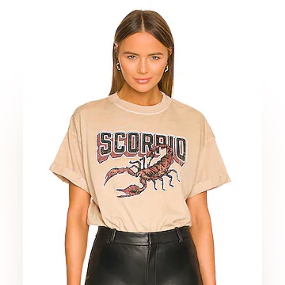 Scorpio Zodiac Tan T-Shirt
